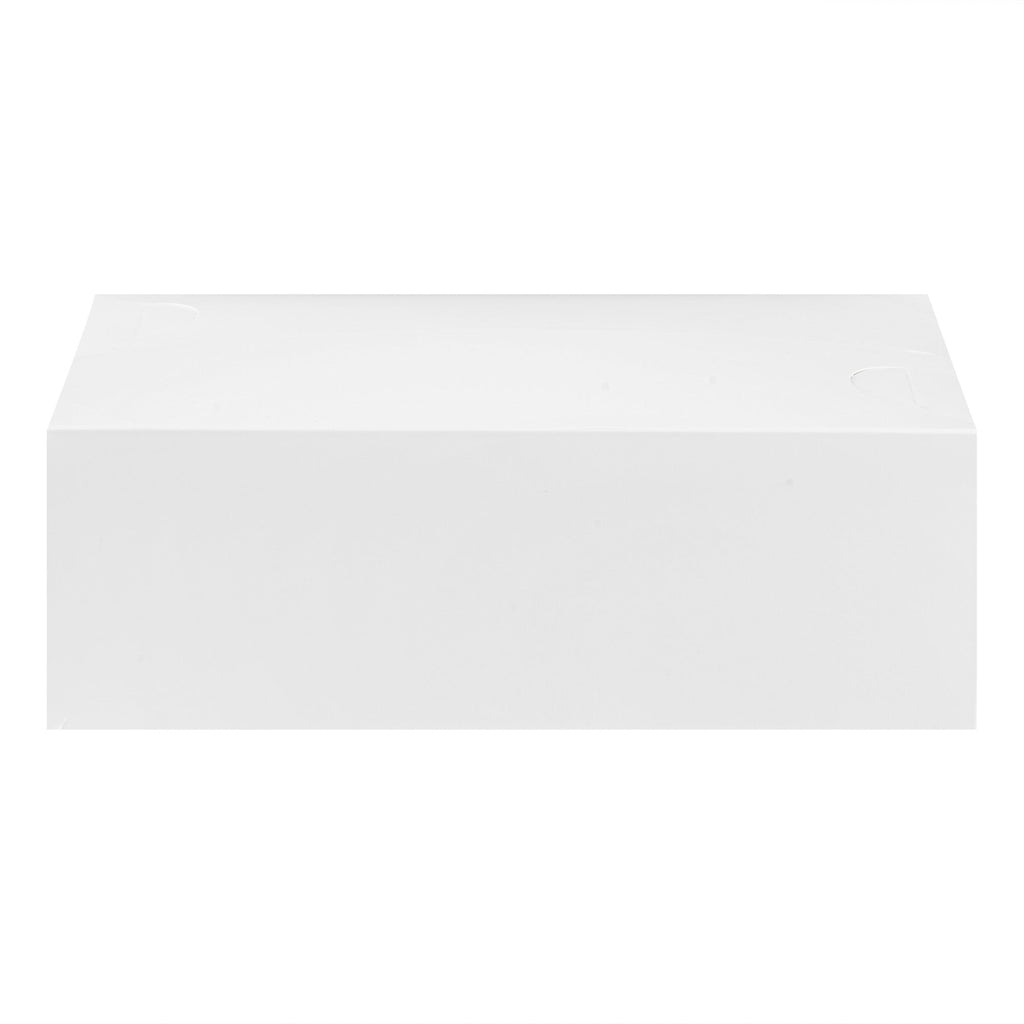 Bio Tek 71 oz White Paper Lunch / Chicken Box - with Fast Top - 8 3/4" x 5" x 3" - 100 count box