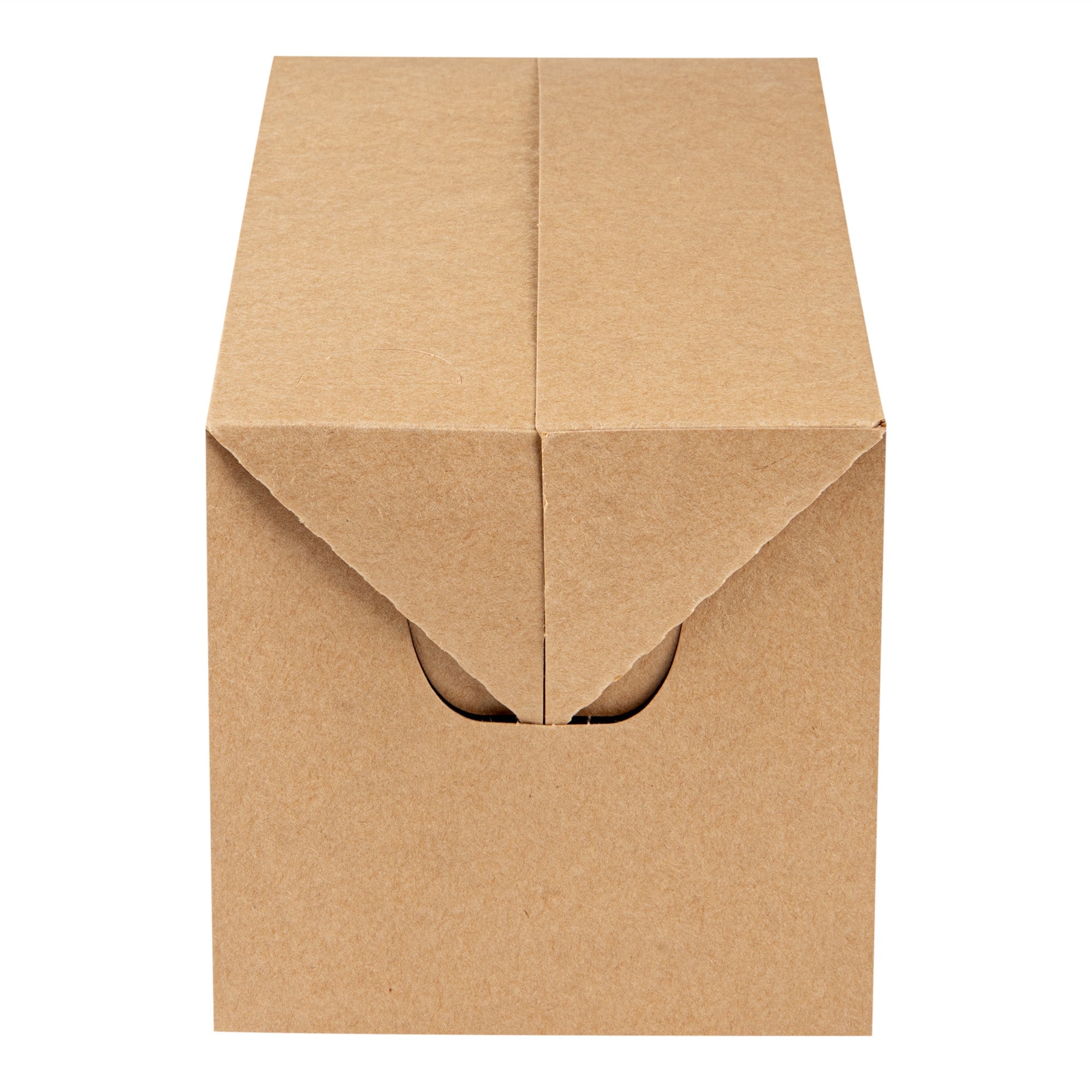 Bio Tek 80 oz Kraft Paper Lunch / Chicken Box - with Fast Top - 9" x 5" x 5" - 400 count box