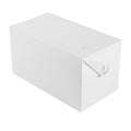Bio Tek 80 oz White Paper Lunch / Chicken Box - with Fast Top - 9" x 5" x 5" - 100 count box