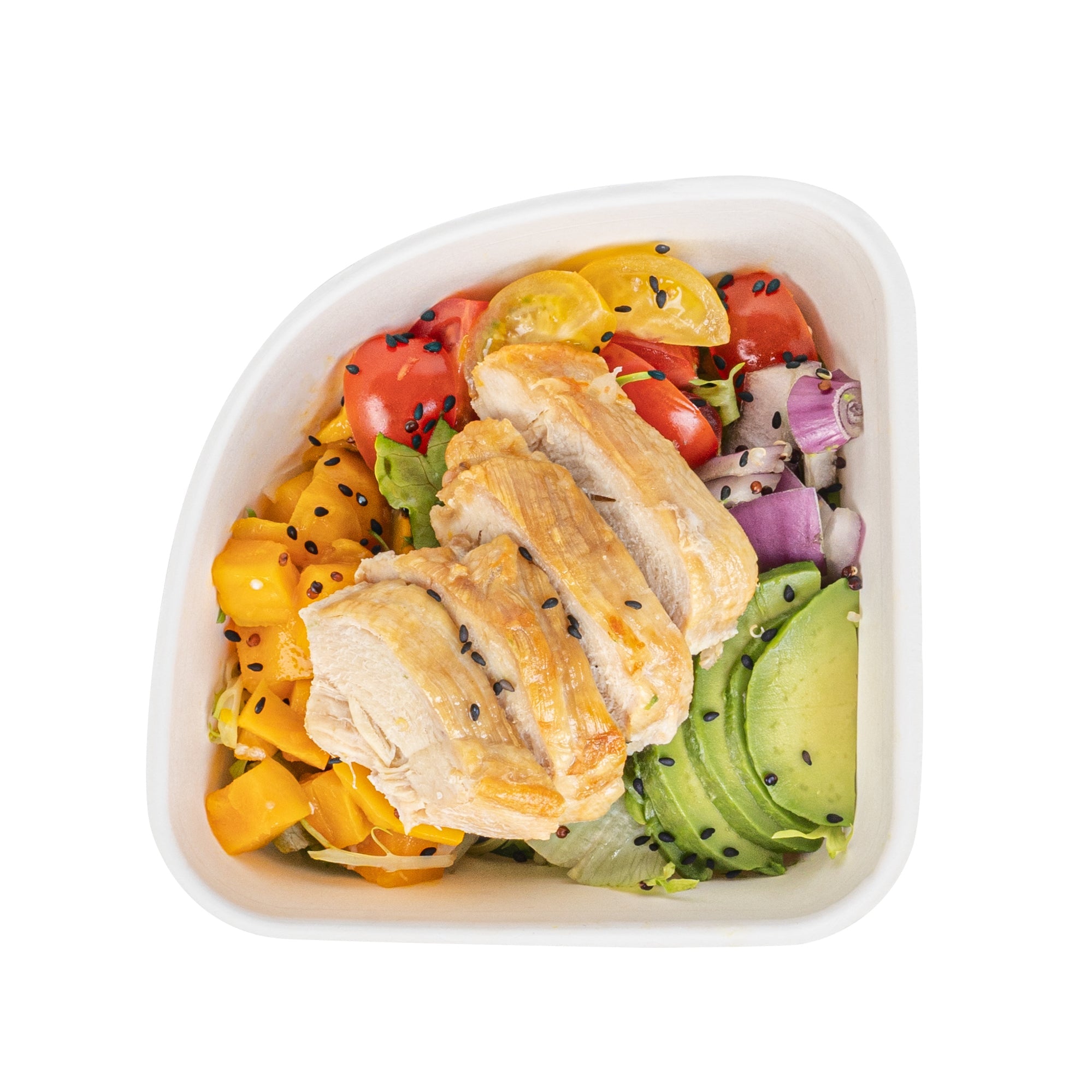 Pulp Safe Modular No PFAS Added 17 oz White Sugarcane / Bagasse Bowl - Home Compostable - 5 1/4" x 5 1/4" x 2 1/4" - 100 count box