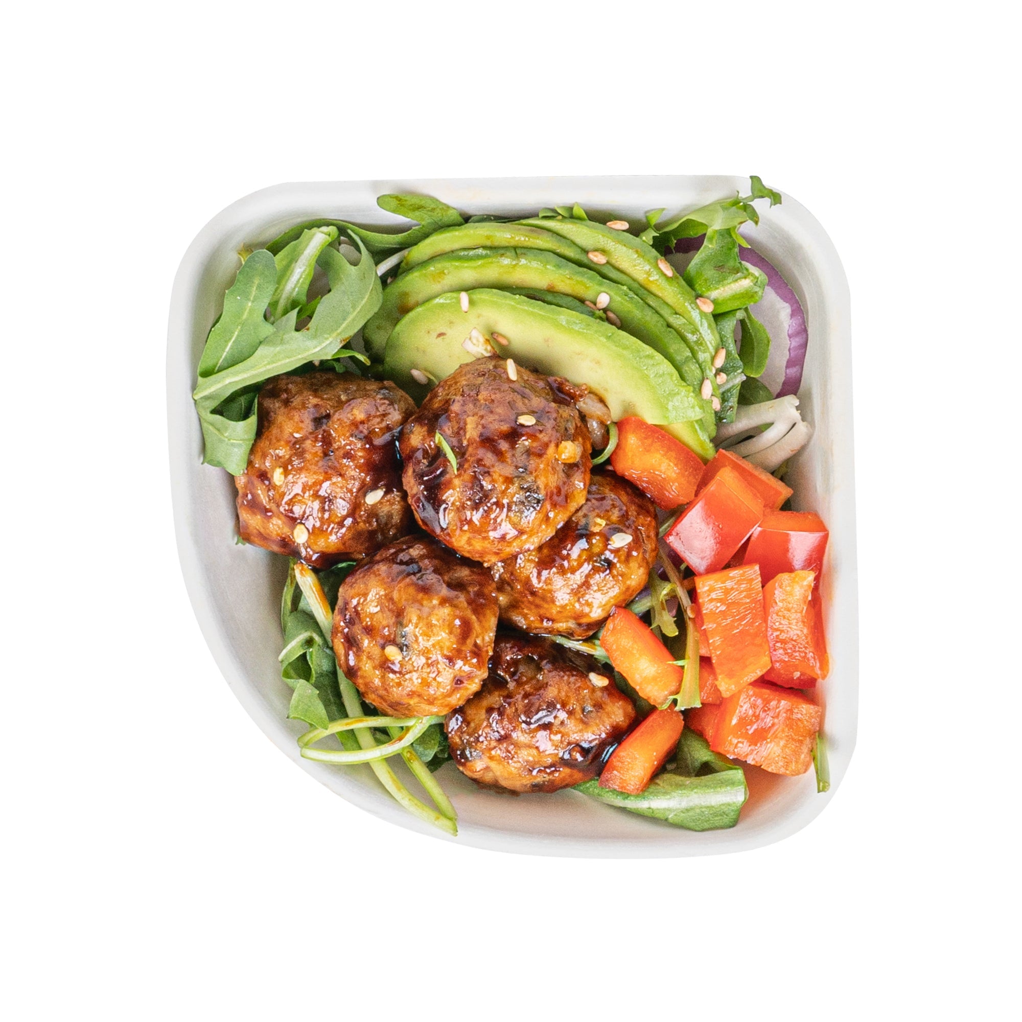 Pulp Safe Modular No PFAS Added 7 oz White Sugarcane / Bagasse Bowl - Home Compostable - 4" x 4" x 1 1/4" - 100 count box