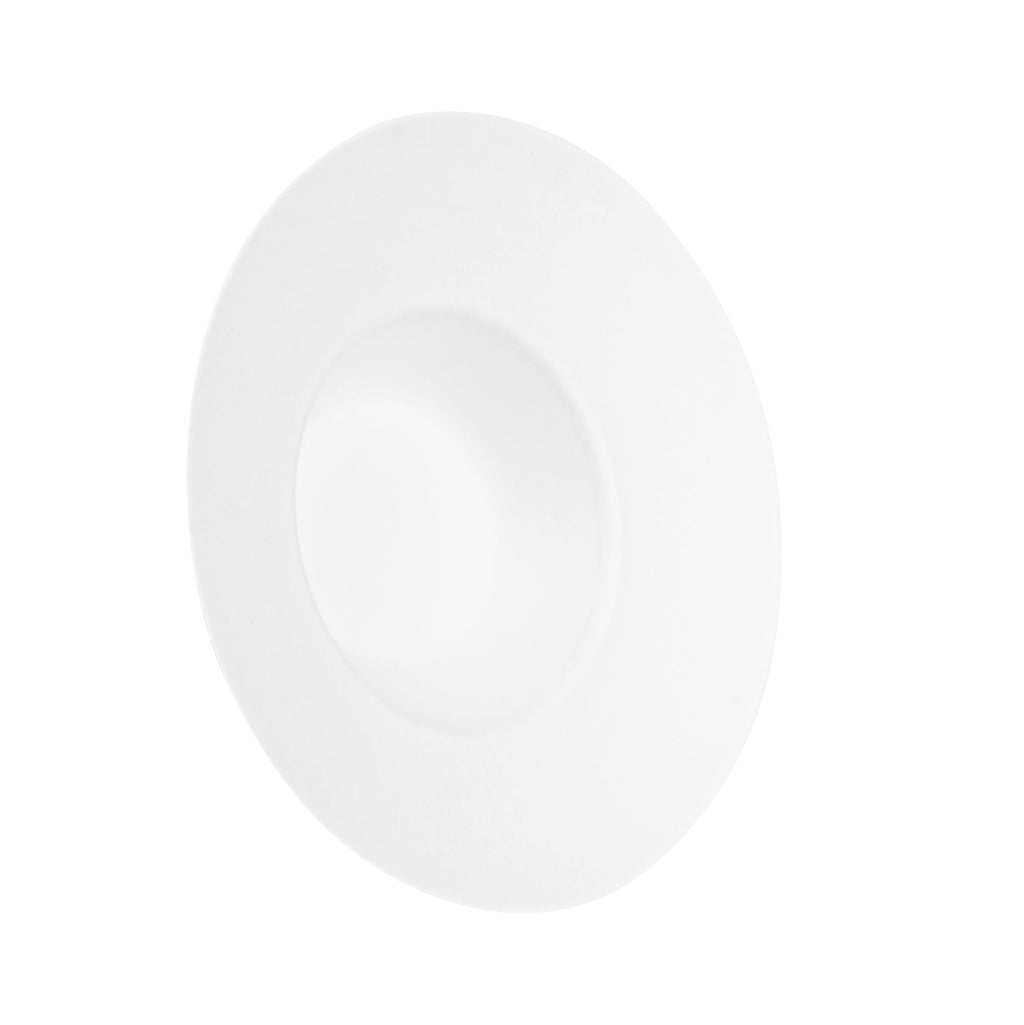 Pulp Safe No PFAS Added 10 oz White Sugarcane / Bagasse Salad Bowl / Dessert Plate - Home Compostable - 8 3/4" x 8 3/4" x 2" - 100 count box
