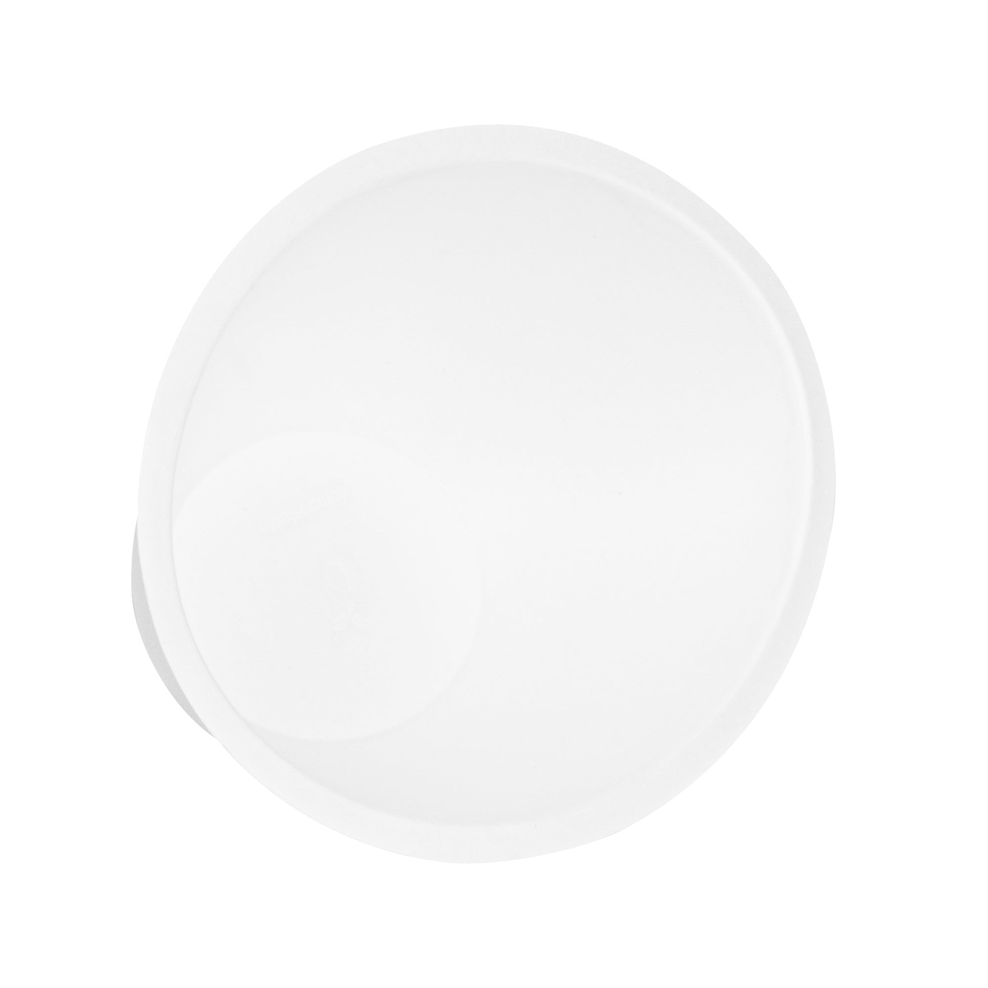 Pulp Safe No PFAS Added 27 oz Oval White Sugarcane / Bagasse Bowl - Home Compostable - 8 3/4" x 6 3/4" x 3 1/4" - 25 count box