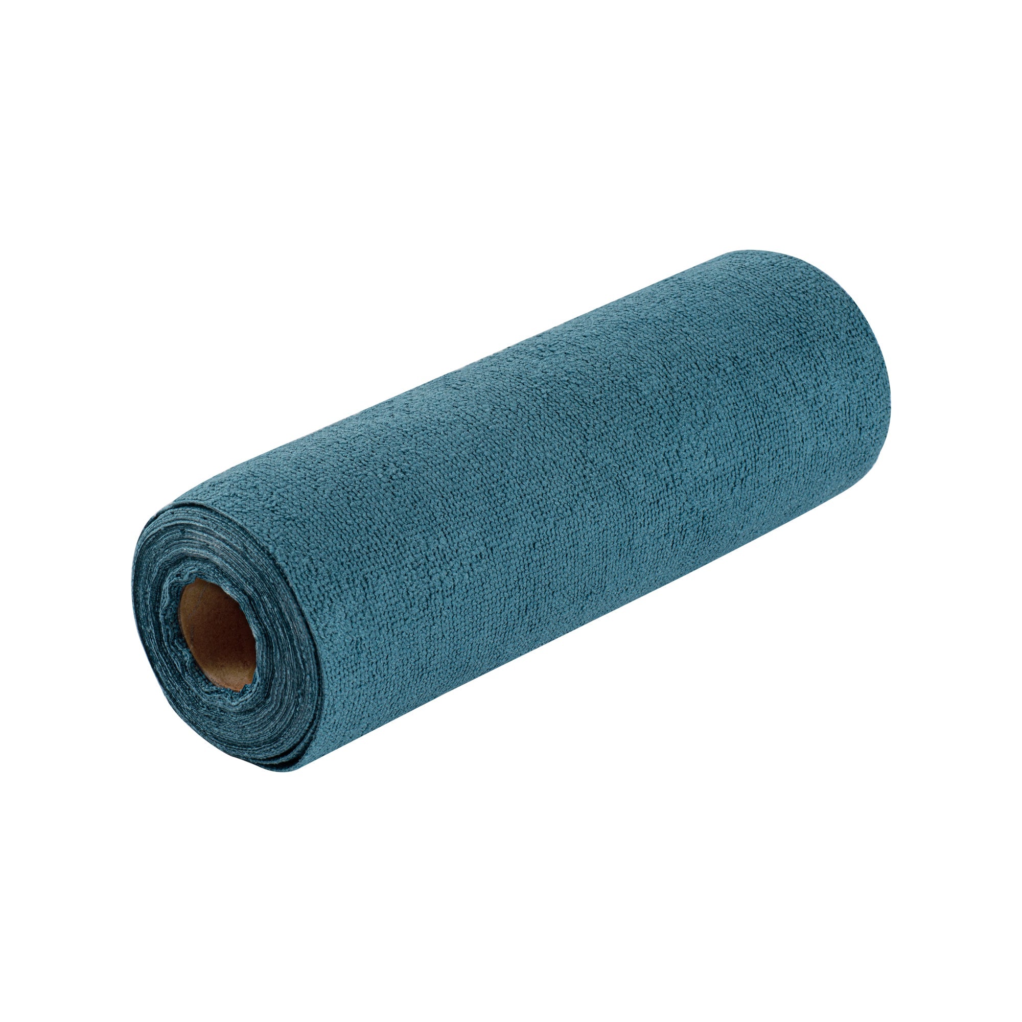 Clean Tek Professional Teal Microfiber General Purpose Towel Roll - Tear Away - 11 3/4" x 11 3/4" - 30 count box