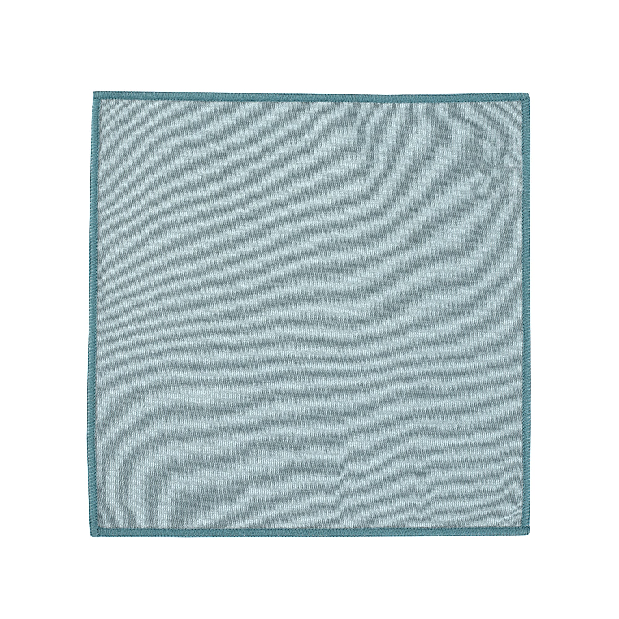 Clean Tek Professional Light Blue Microfiber Glass Cleaning Cloth - 11 3/4" x 11 3/4" - 2 count box