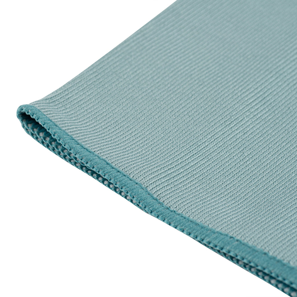 Clean Tek Professional Light Blue Microfiber Glass Cleaning Cloth - 11 3/4" x 11 3/4" - 2 count box