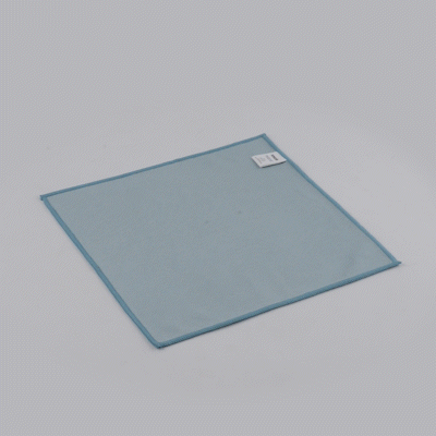 Clean Tek Professional Light Blue Microfiber Glass Cleaning Cloth - 11 3/4" x 11 3/4" - 100 count box