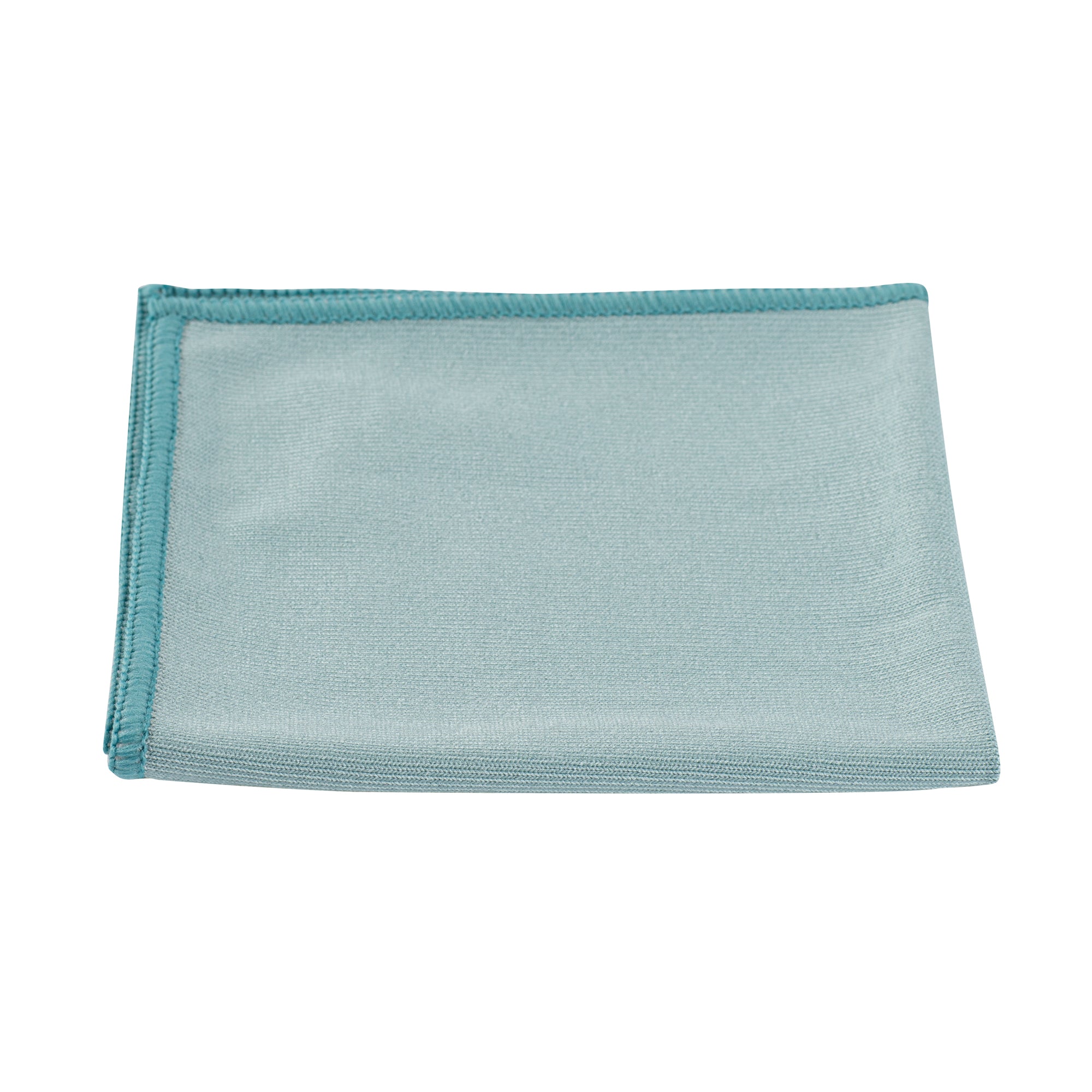 Clean Tek Professional Light Blue Microfiber Glass Cleaning Cloth - 11 3/4" x 11 3/4" - 100 count box