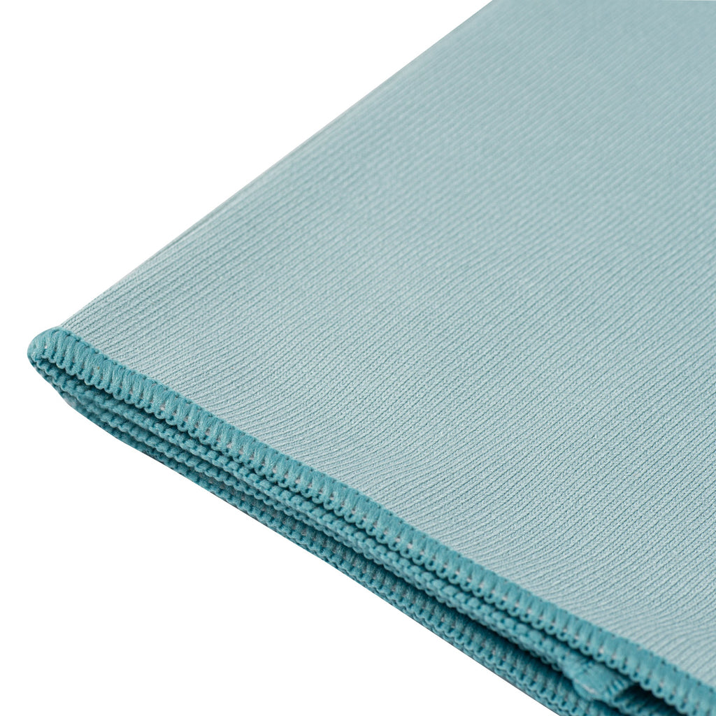 Clean Tek Professional Light Blue Microfiber Glass Cleaning Cloth - 15 3/4" x 15 3/4" - 100 count box