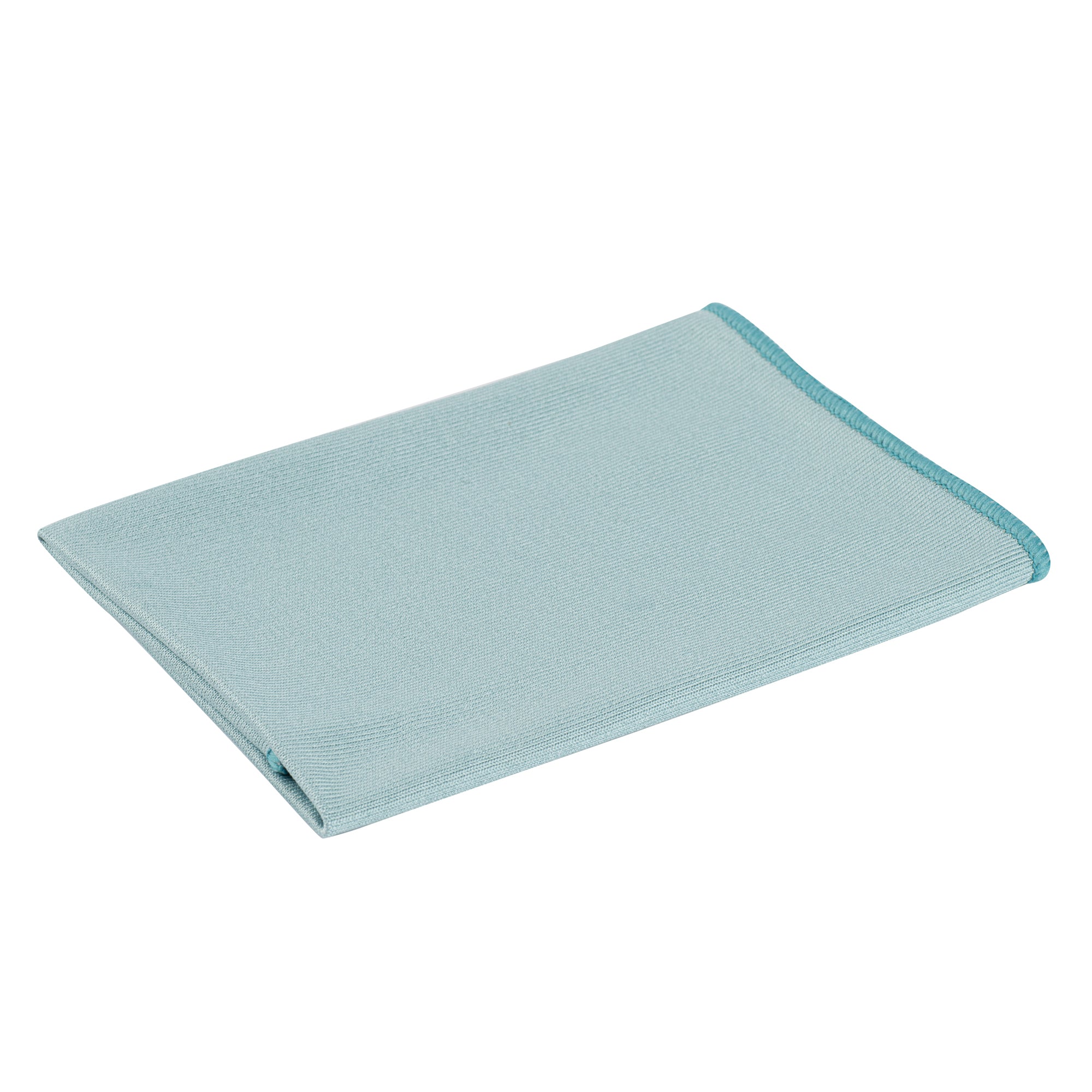 Clean Tek Professional Light Blue Microfiber Glass Cleaning Cloth - 15 3/4" x 15 3/4" - 100 count box
