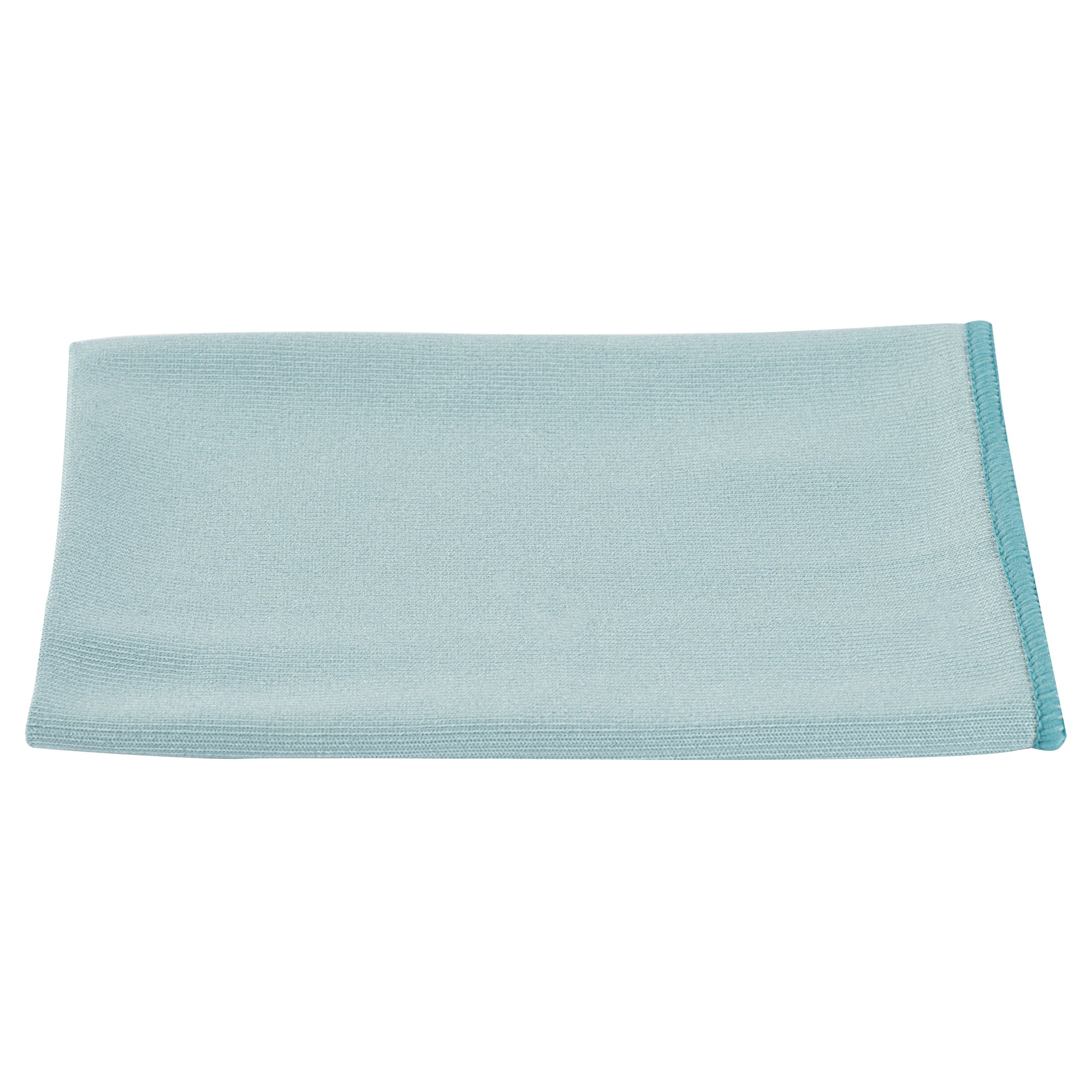 Clean Tek Professional Light Blue Microfiber Glass Cleaning Cloth - 15 3/4" x 15 3/4" - 100 count box