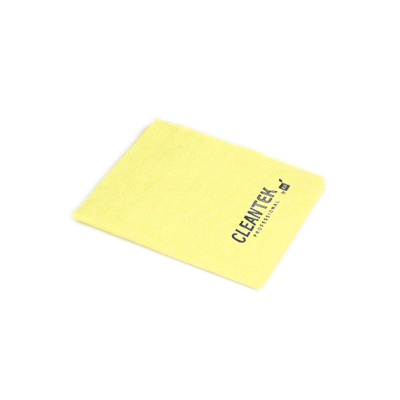Clean Tek Professional Yellow Microfiber Cleaning / Drying Cloth - 13'' x 15'' - 100 count box