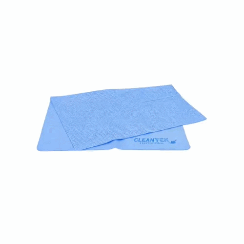 Clean Tek Professional Blue 3D Chamois Cloth - with Storage Tube - 25 1/4'' x 17'' - 20 count box
