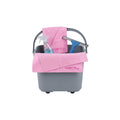 Clean Tek Professional Pink 3D Chamois Cloth - with Storage Tube - 25 1/4'' x 17'' - 20 count box