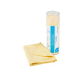Clean Tek Professional Yellow 3D Chamois Cloth - with Storage Tube - 25 1/4'' x 17'' - 20 count box