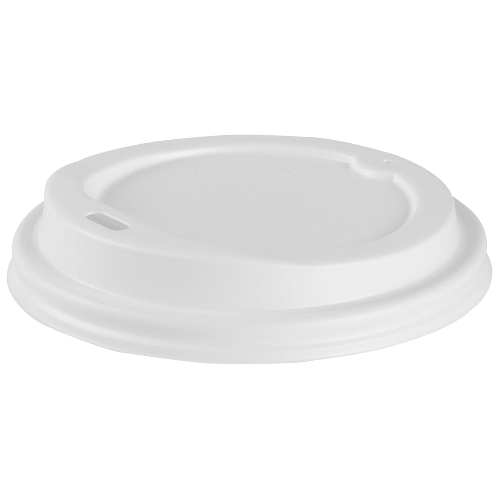 Restpresso 16 oz Red and White Stripe Paper Single Wall Coffee Cup - with White Lid - 3 1/2"x 3 1/2"x 5 3/4" - 400 count box