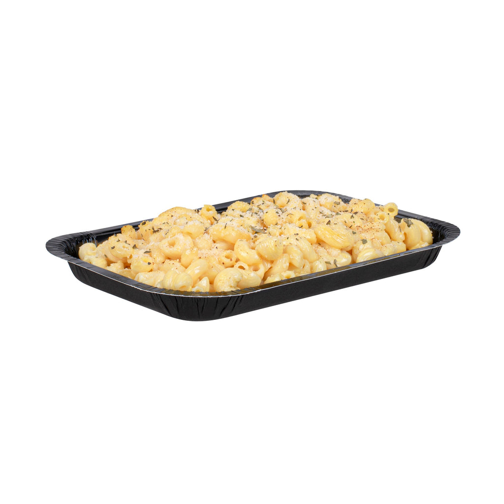 Pastry Tek 15 oz Rectangle Black Paperboard Tray - Oven-Safe - 8 1/4" x 5 1/2" x 1" - 100 count box