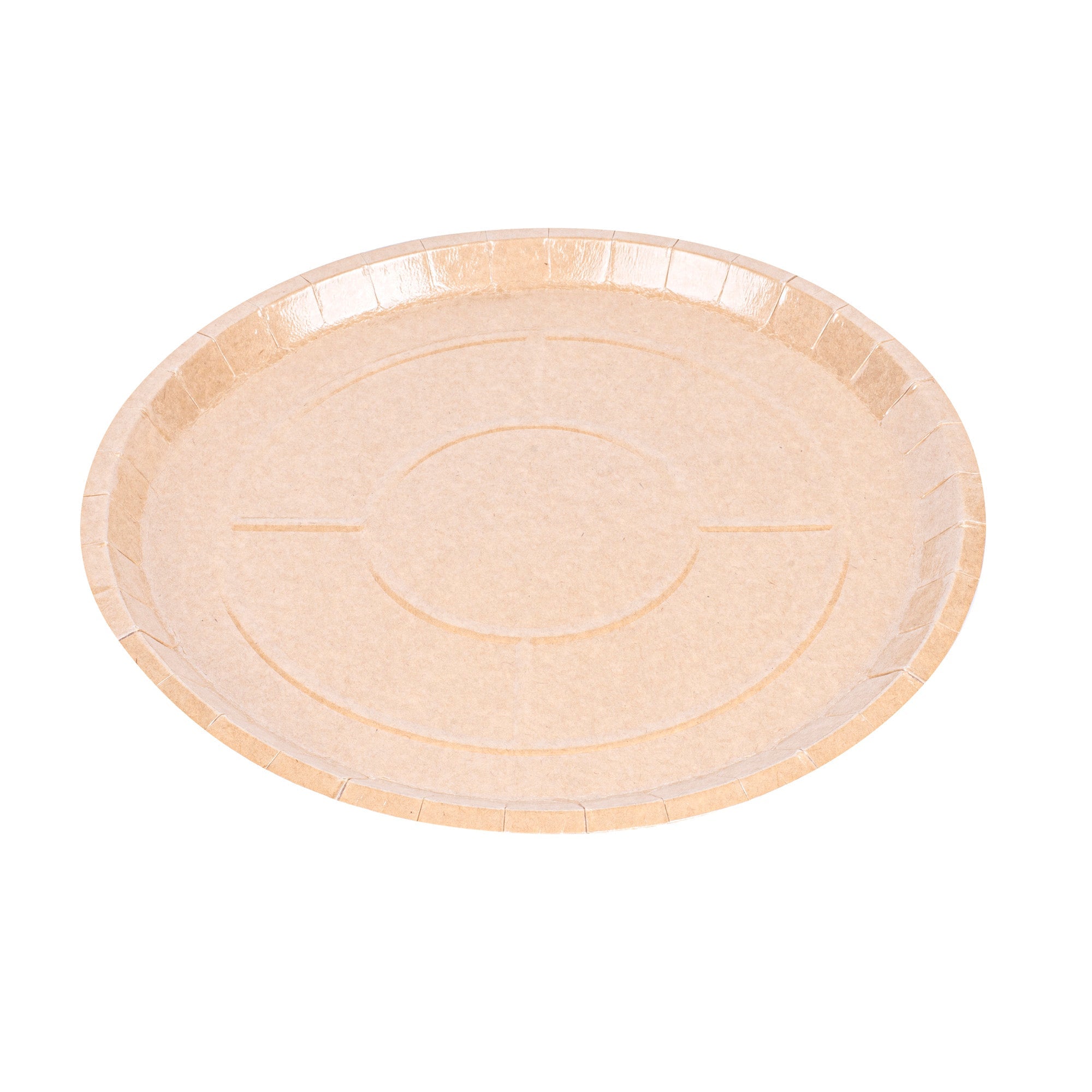 Eco Pie Round Kraft Paperboard Pizza Tray - Oven-Safe - 12'' - 50 count box