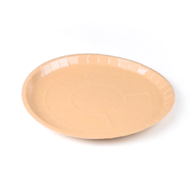 Eco Pie Round Kraft Paperboard Pizza Tray - Oven-Safe - 12'' - 25 count box