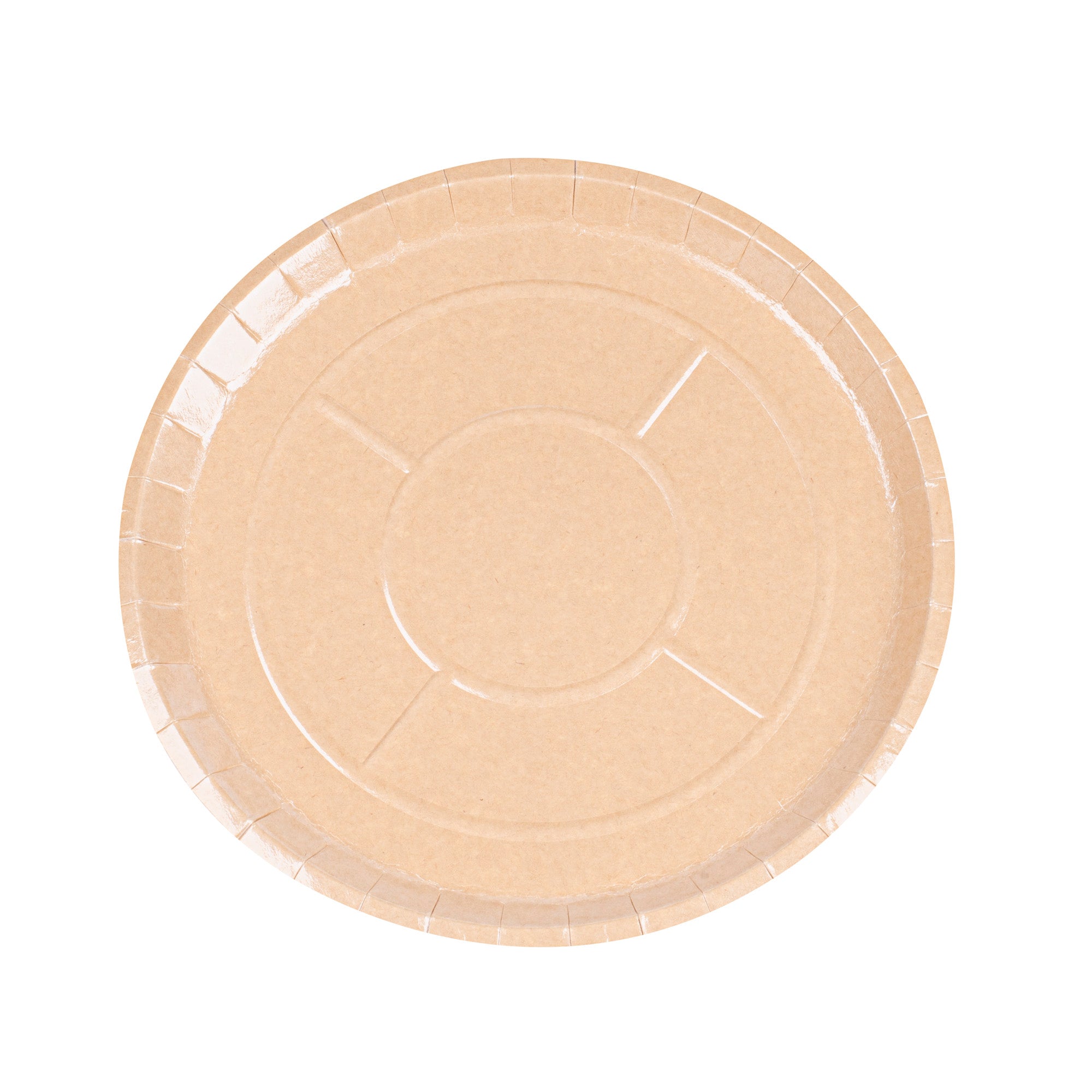Eco Pie Round Kraft Paperboard Pizza Tray - Oven-Safe - 12'' - 50 count box