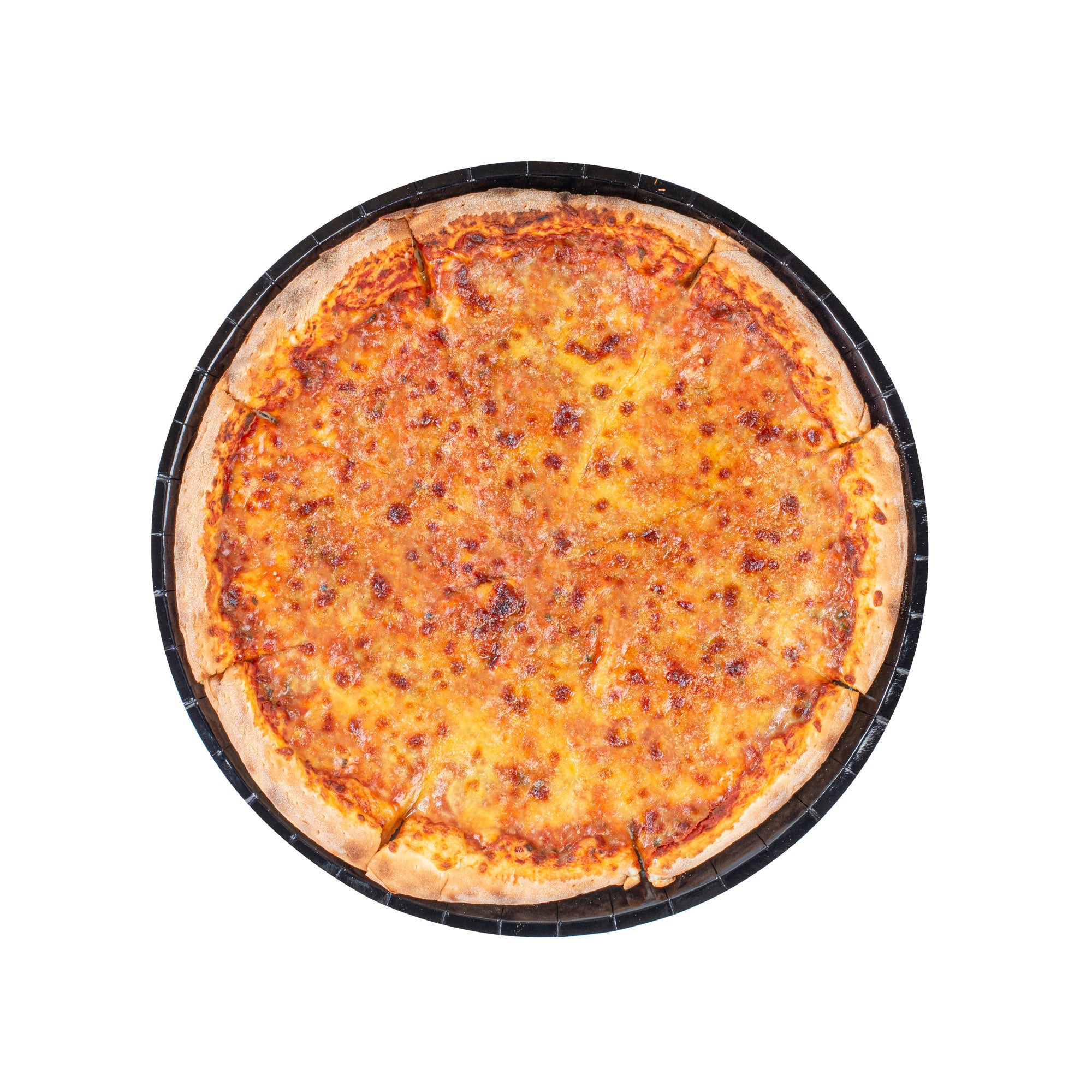 Eco Pie Round Black Paperboard Pizza Tray - Oven-Safe - 16" - 25 count box