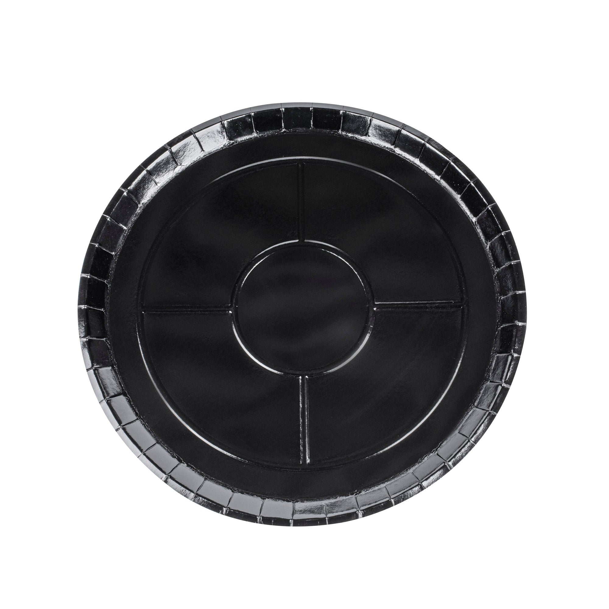 Eco Pie Round Black Paperboard Pizza Tray - Oven-Safe - 16" - 50 count box