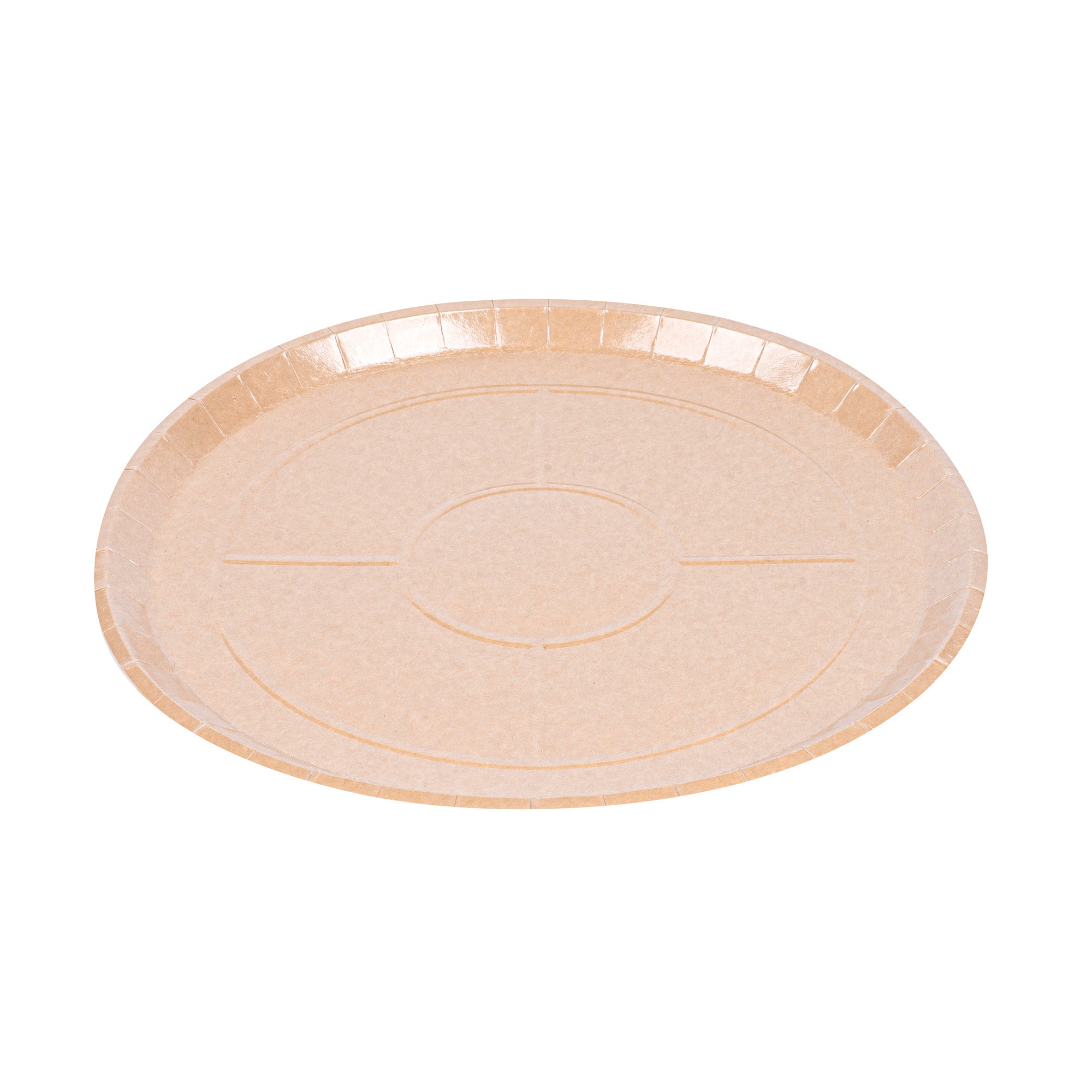 Eco Pie Round Kraft Paperboard Pizza Tray - Oven-Safe - 16" - 50 count box