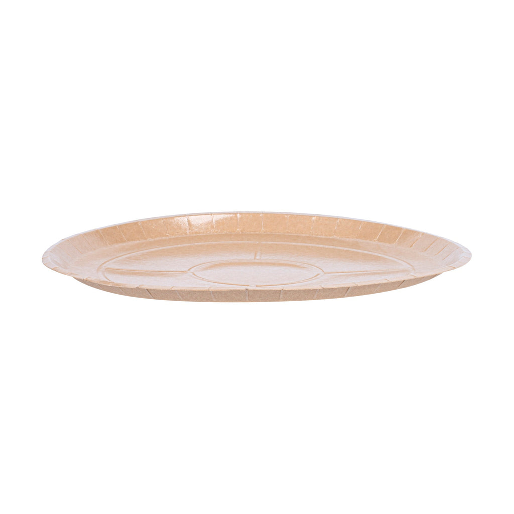 Eco Pie Round Kraft Paperboard Pizza Tray - Oven-Safe - 16" - 50 count box