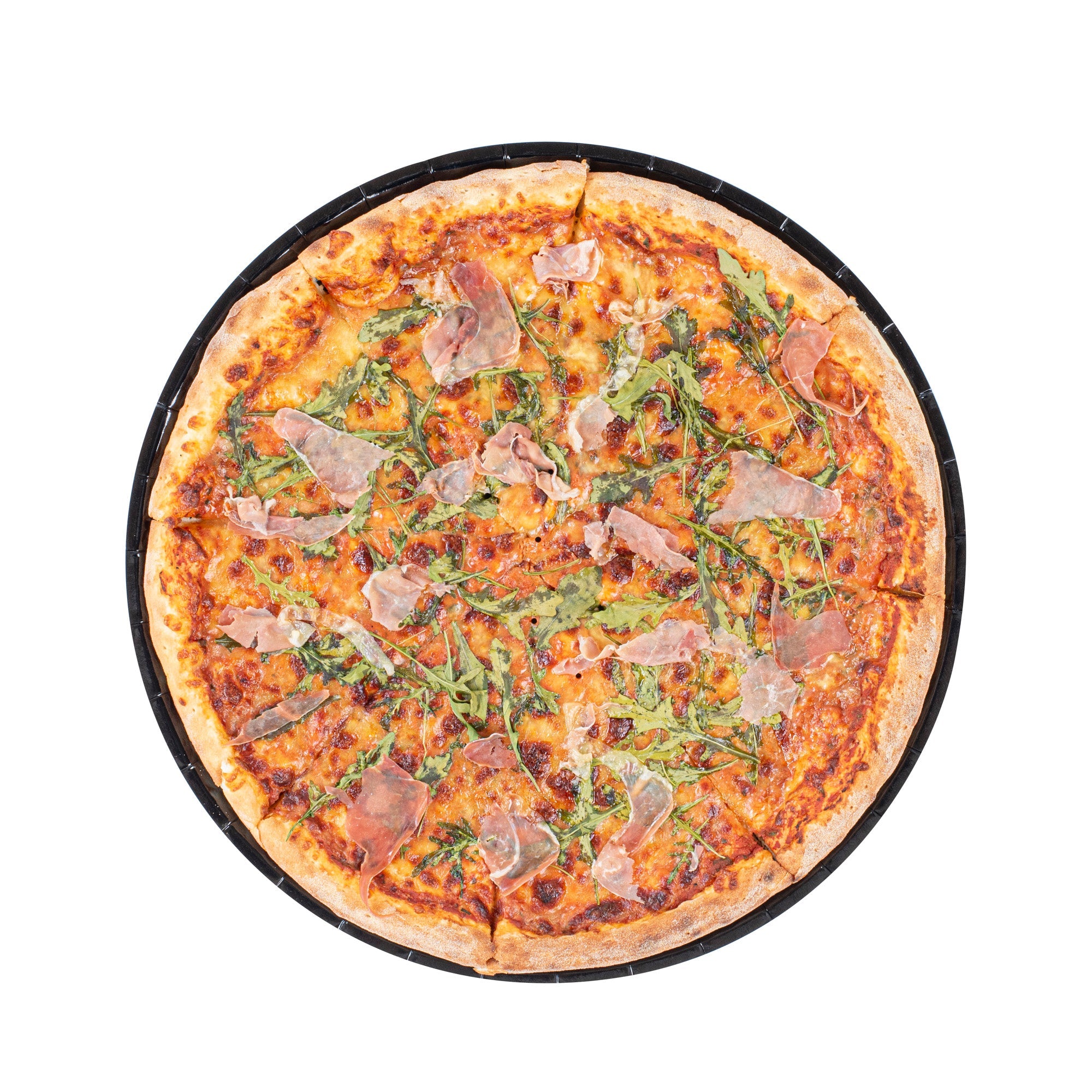 Eco Pie Round Black Paperboard Pizza Tray - Oven-Safe - 18'' - 25 count box