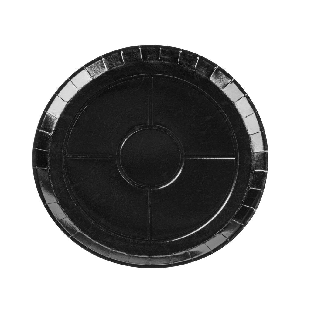 Eco Pie Round Black Paperboard Pizza Tray - Oven-Safe - 18'' - 50 count box
