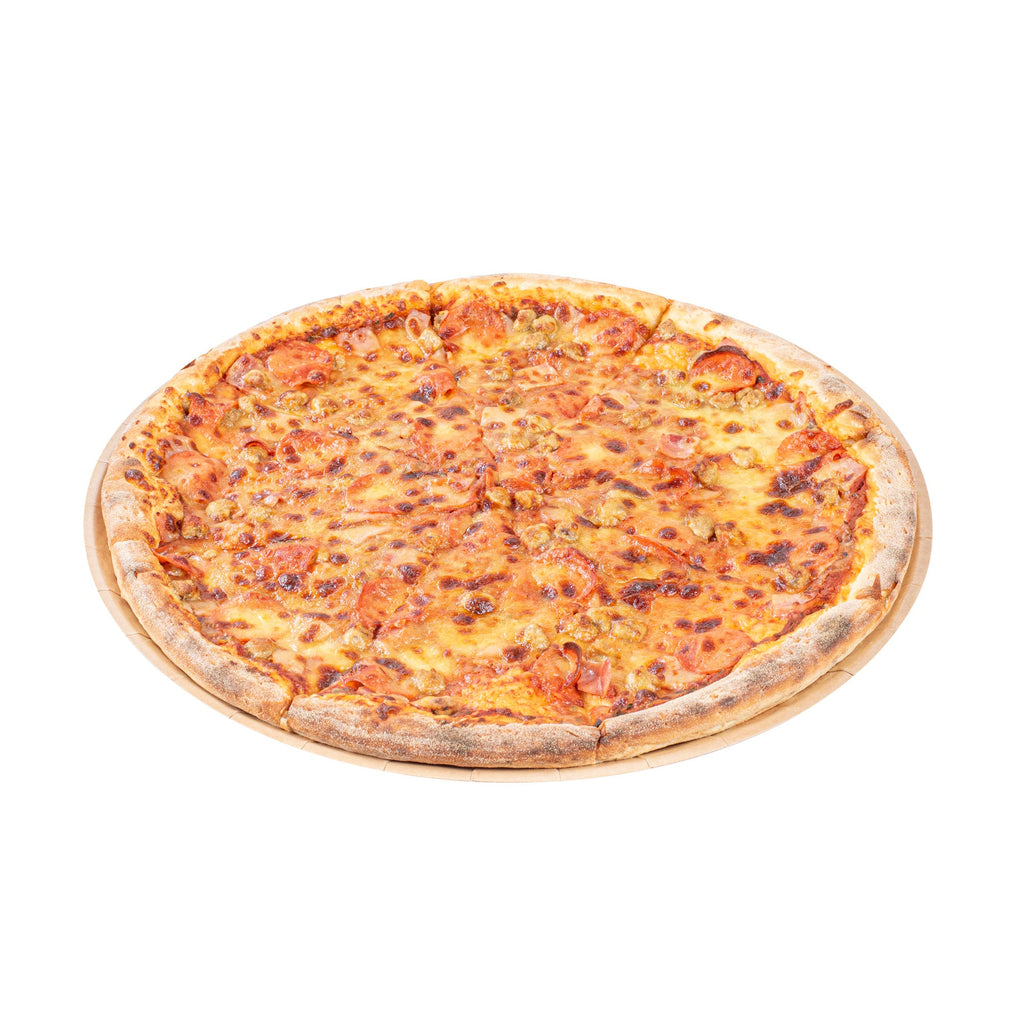 Eco Pie Round Kraft Paperboard Pizza Tray - Oven-Safe - 18'' - 50 count box