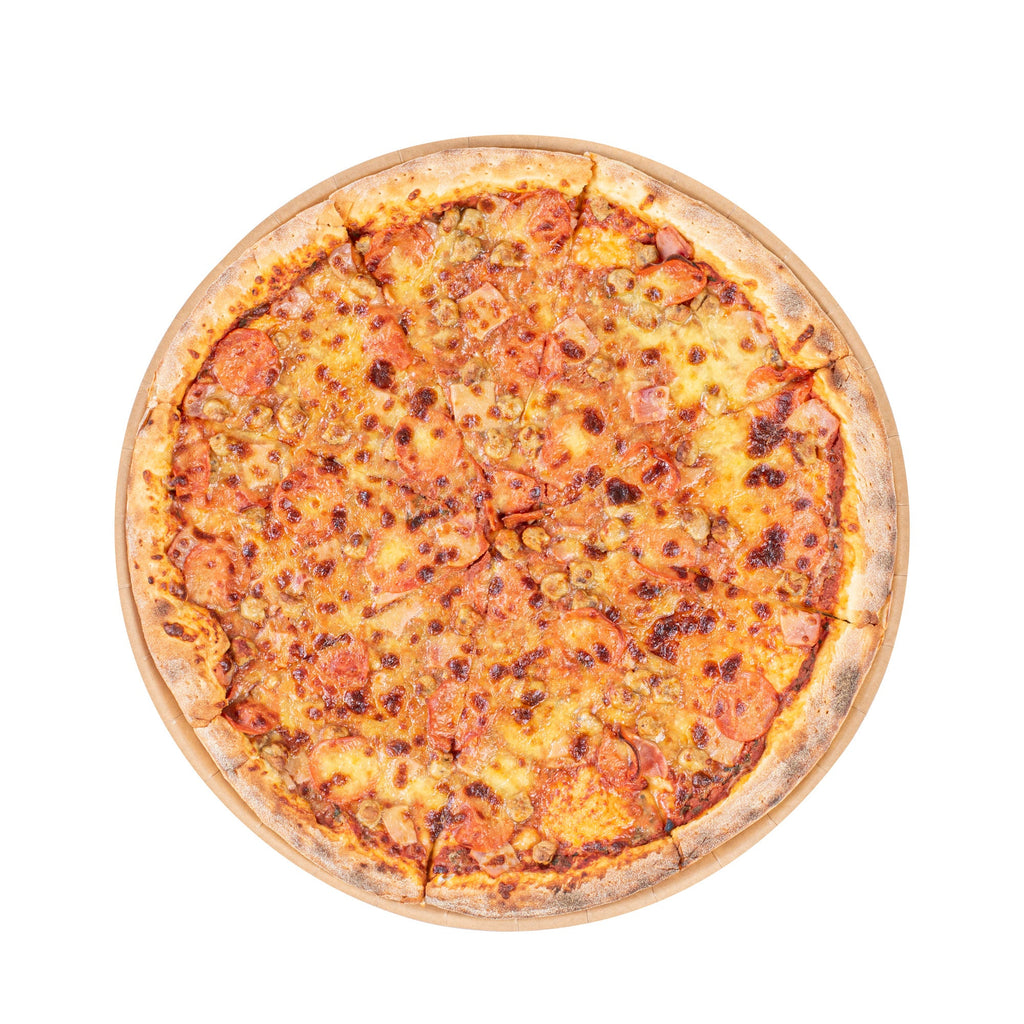 Eco Pie Round Kraft Paperboard Pizza Tray - Oven-Safe - 18'' - 25 count box