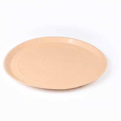Eco Pie Round Kraft Paperboard Pizza Tray - Oven-Safe - 18'' - 25 count box
