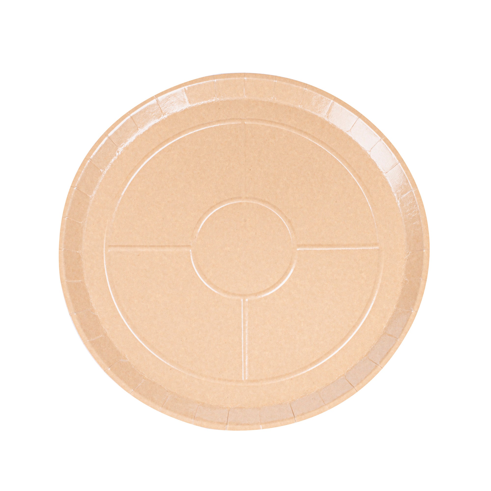 Eco Pie Round Kraft Paperboard Pizza Tray - Oven-Safe - 18'' - 25 count box