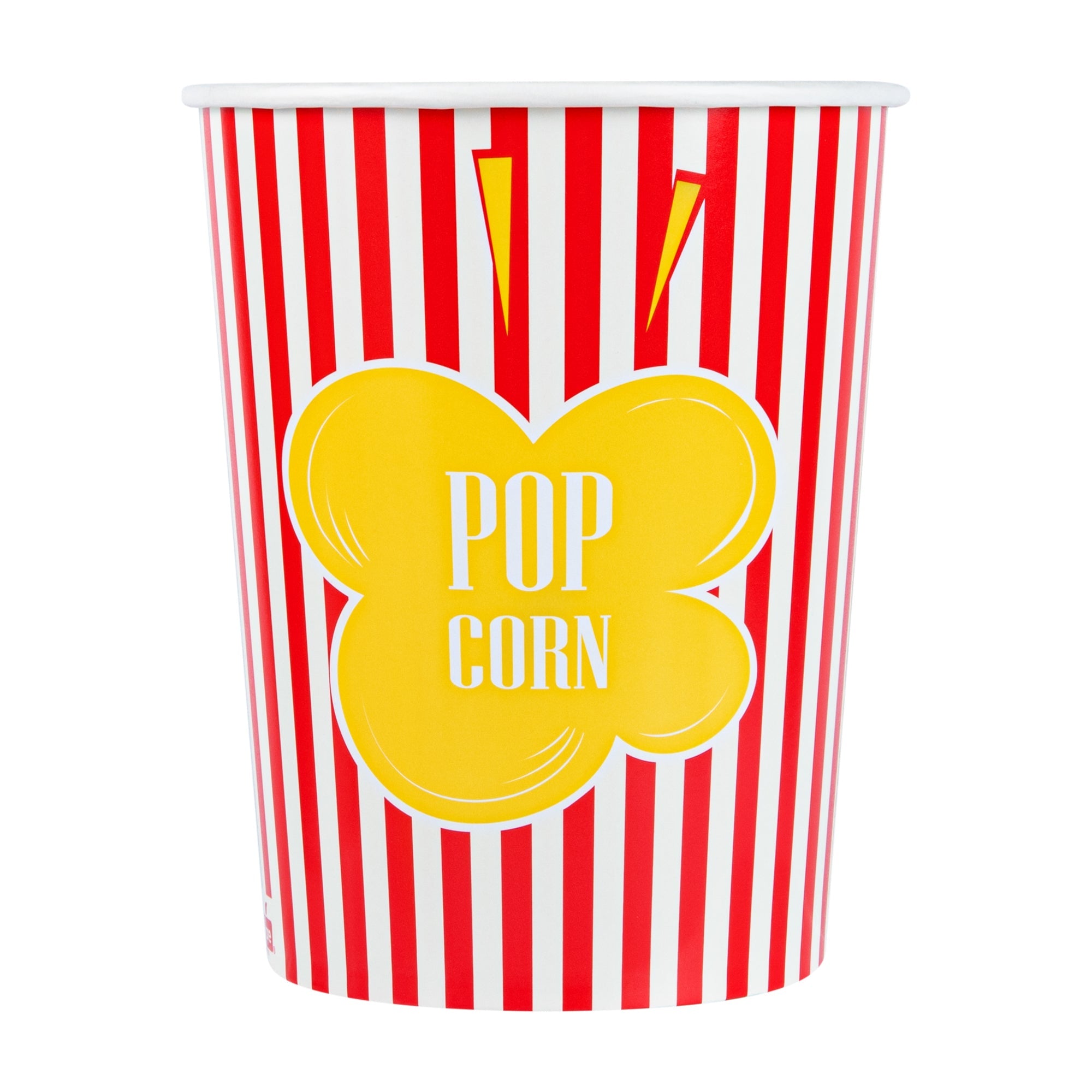 Bio Tek 32 oz Red Paper Popcorn Cup - 100 count box