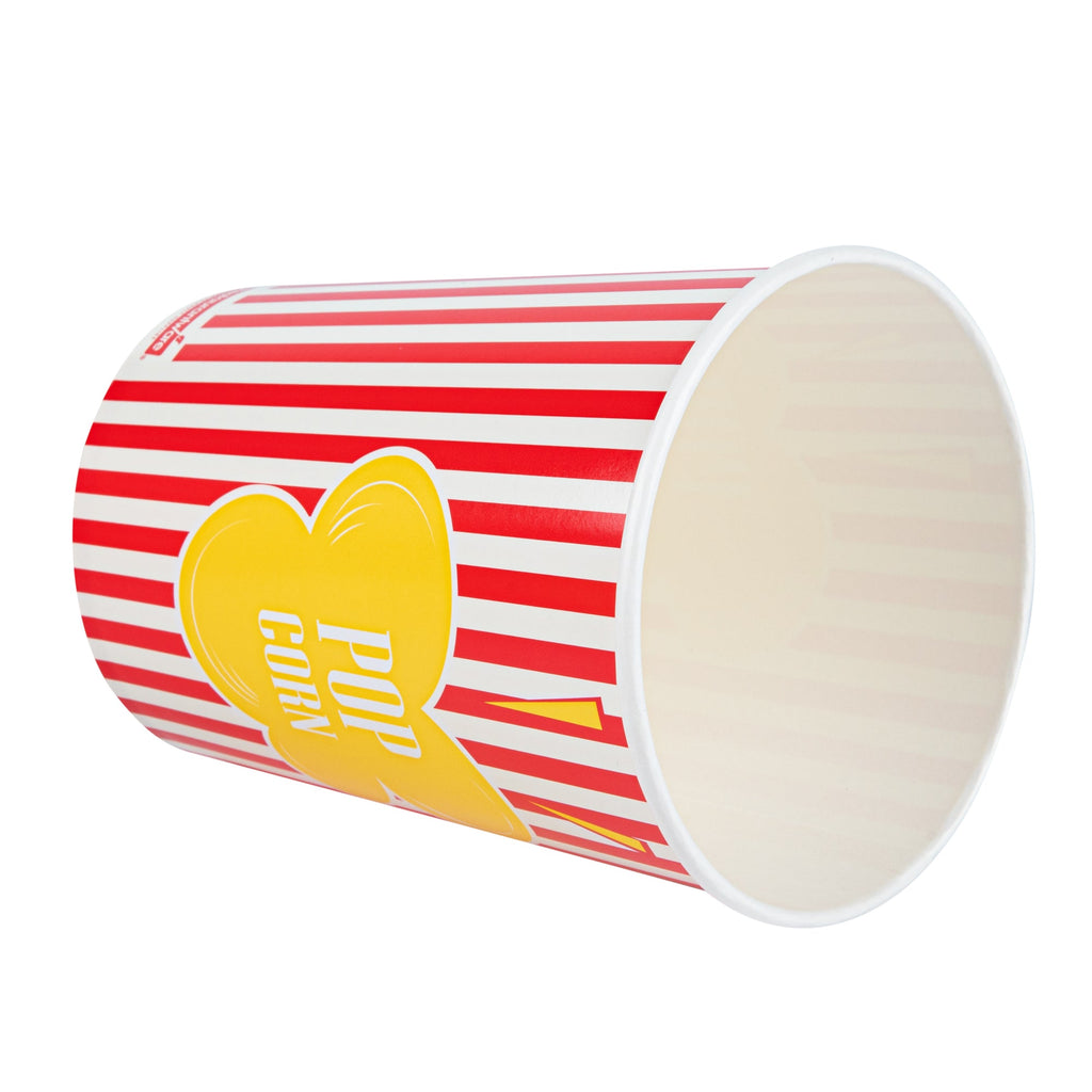 Bio Tek 32 oz Red Paper Popcorn Cup - 100 count box