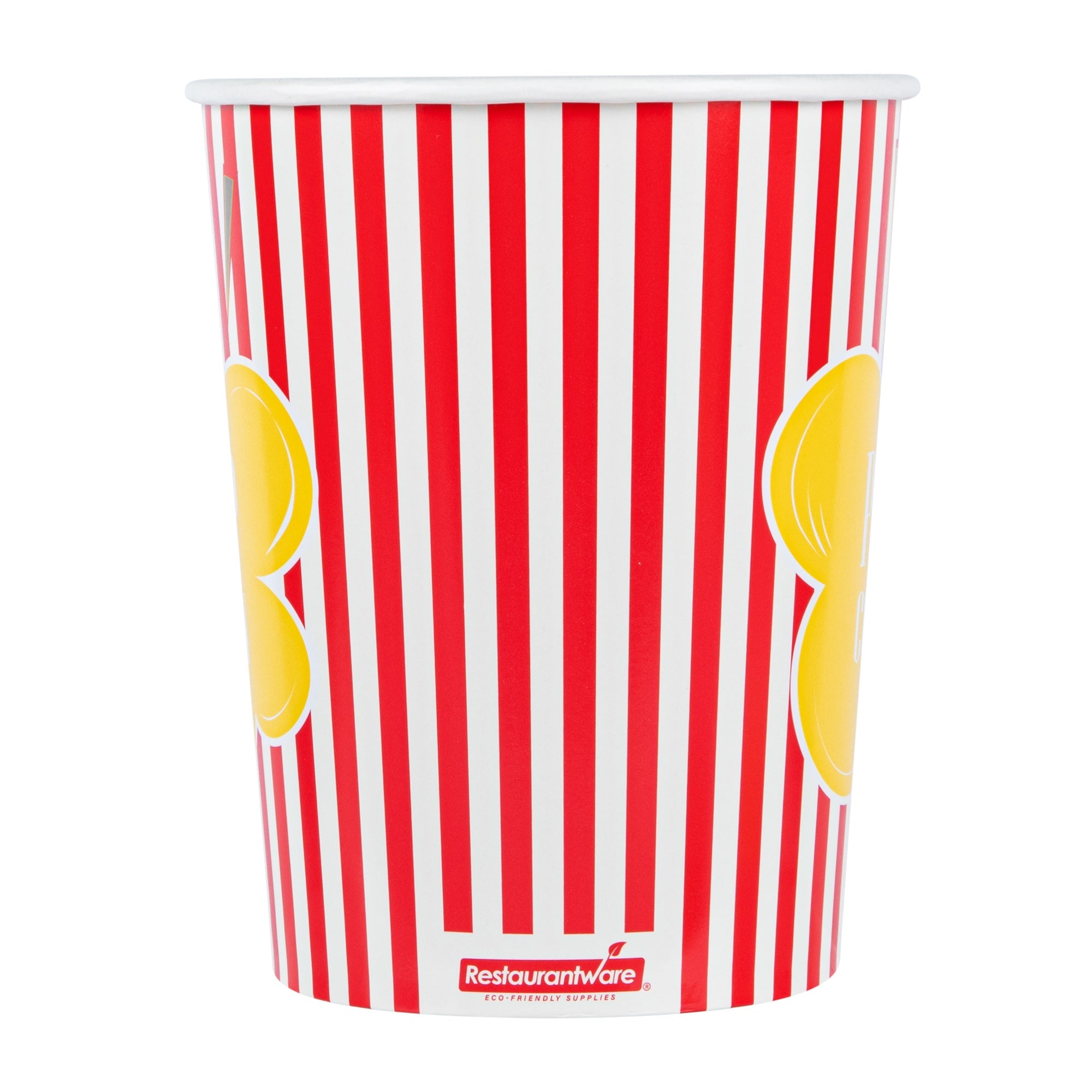 Bio Tek 32 oz Red Paper Popcorn Cup - 100 count box