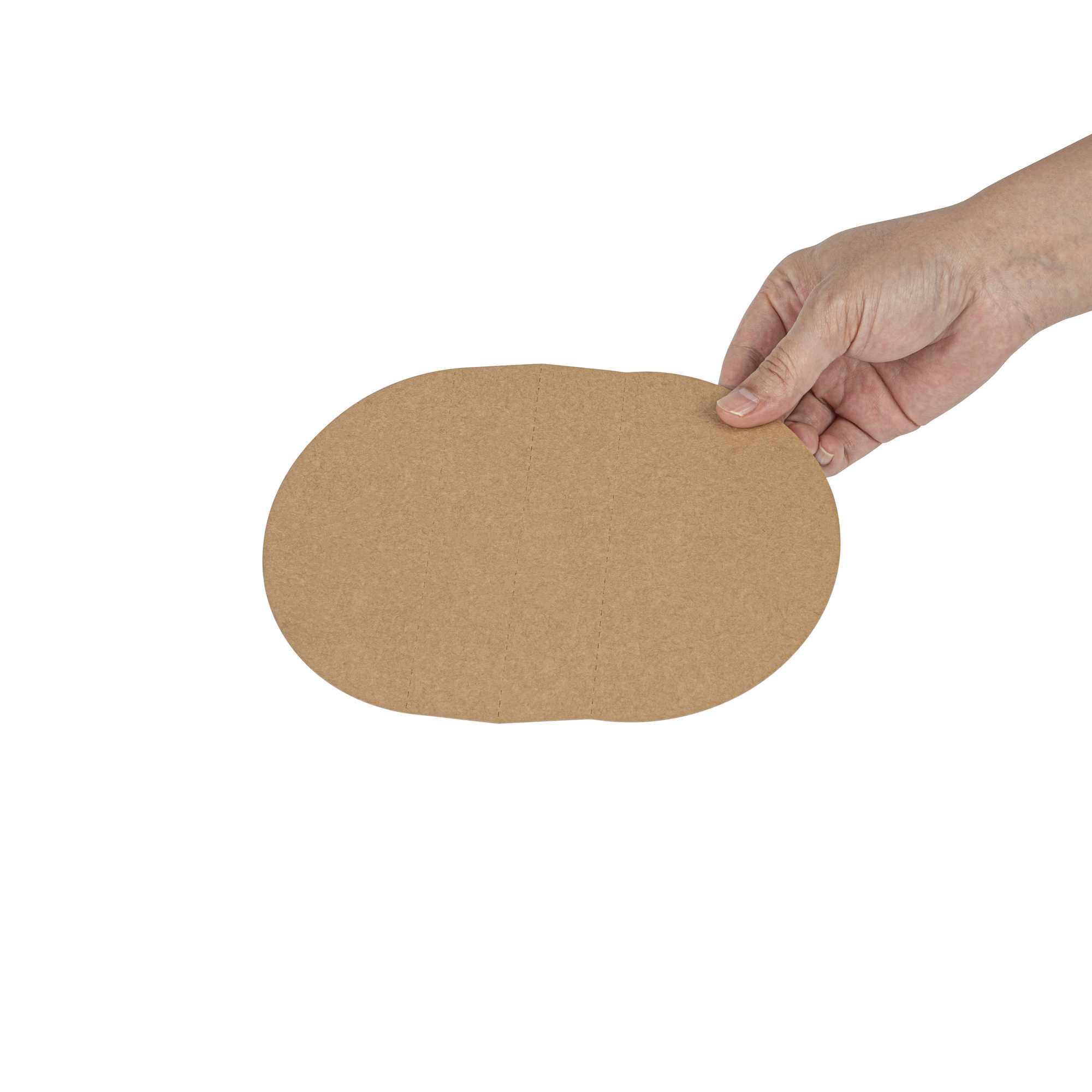 Bio Tek Kraft Paper 2-Compartment Insert - Fits 22, 37 and 42 oz Containers - 200 count box