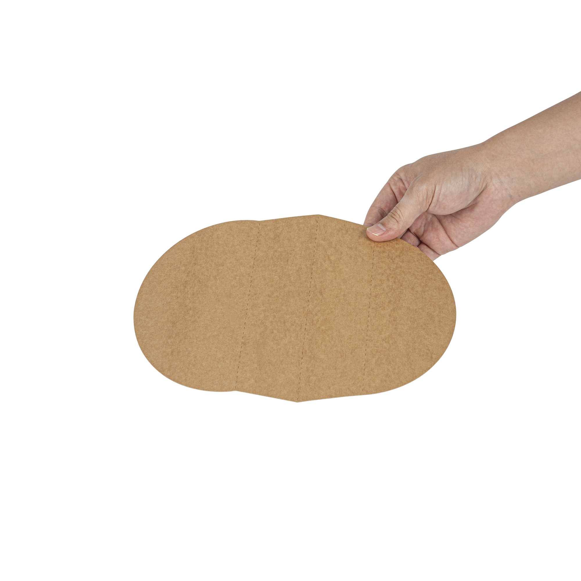 Bio Tek Kraft Paper 2-Compartment Insert - Fits 45 oz Containers - 50 count box