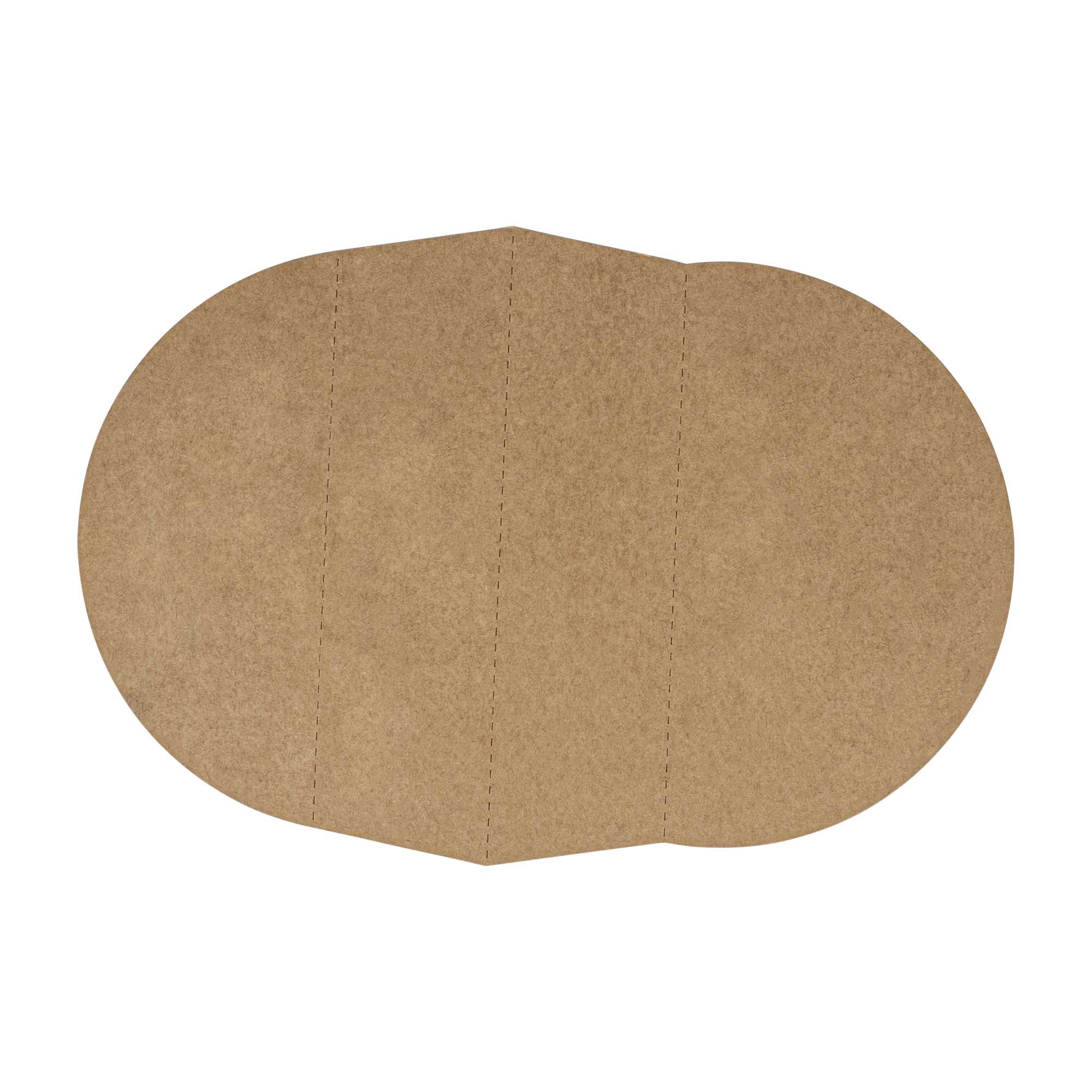 Bio Tek Kraft Paper 2-Compartment Insert - Fits 45 oz Containers - 200 count box