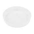Bio Tek 12 oz White Plastic Insert Tray - Fits 17-45 oz Containers - 50 count box