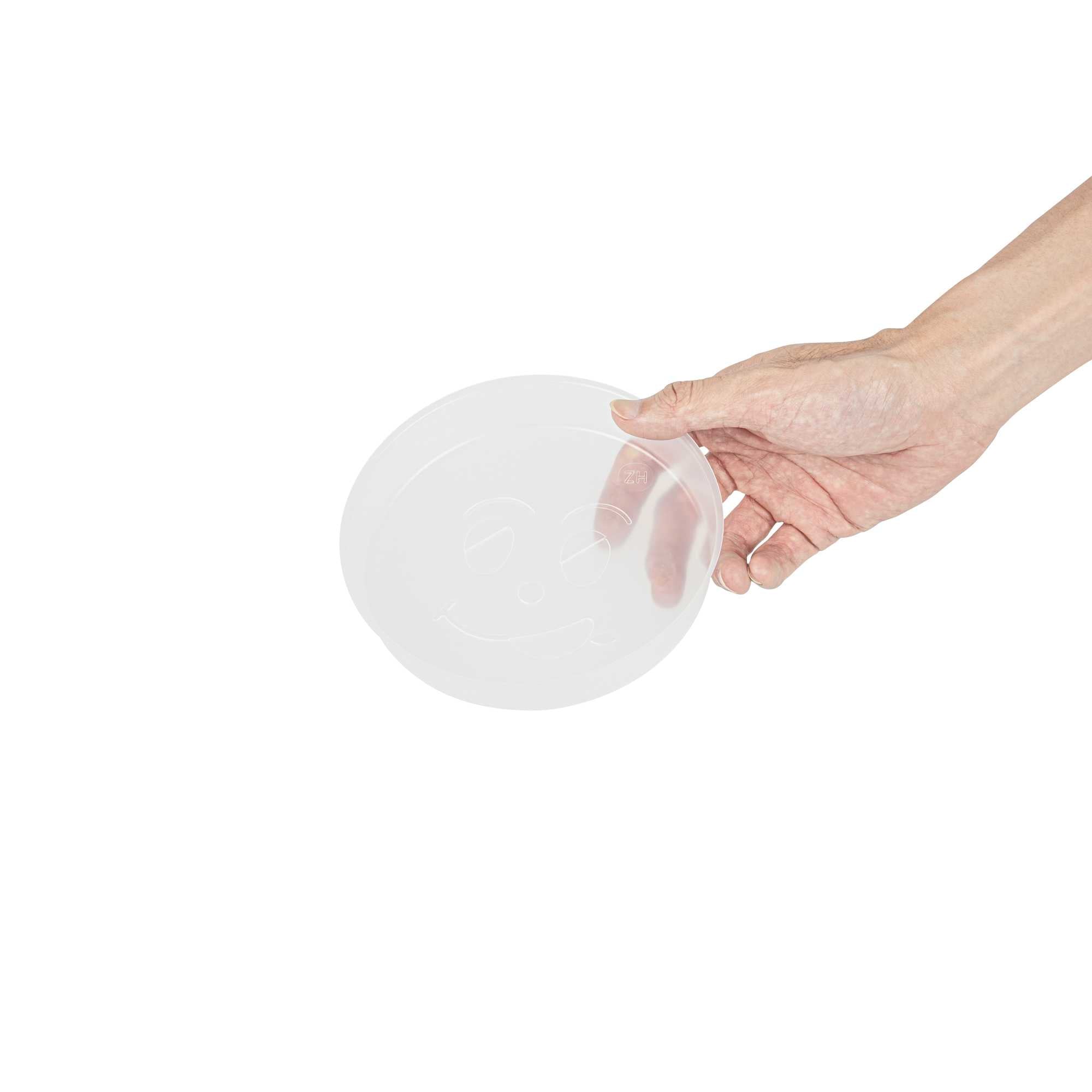 Bio Tek 12 oz White Plastic Insert Tray - Fits 17-45 oz Containers - 50 count box