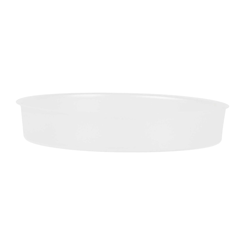 Bio Tek 12 oz White Plastic Insert Tray - Fits 17-45 oz Containers - 200 count box