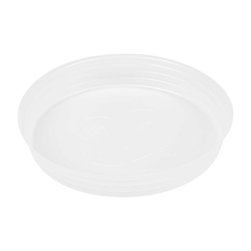 Bio Tek 16 oz White Plastic Insert Tray - Fits 17-45 oz Containers - 50 count box