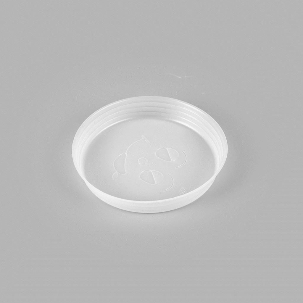 Bio Tek 16 oz White Plastic Insert Tray - Fits 17-45 oz Containers - 200 count box