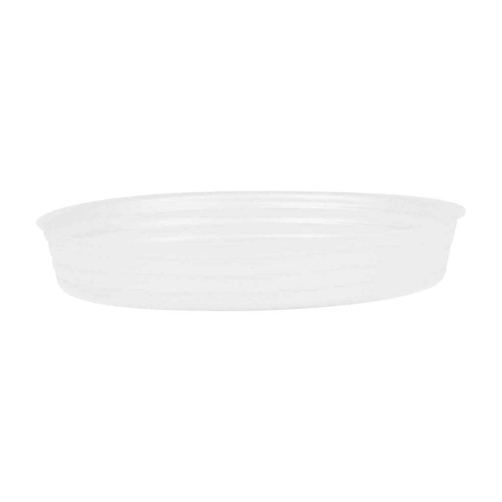 Bio Tek 16 oz White Plastic Insert Tray - Fits 17-45 oz Containers - 200 count box