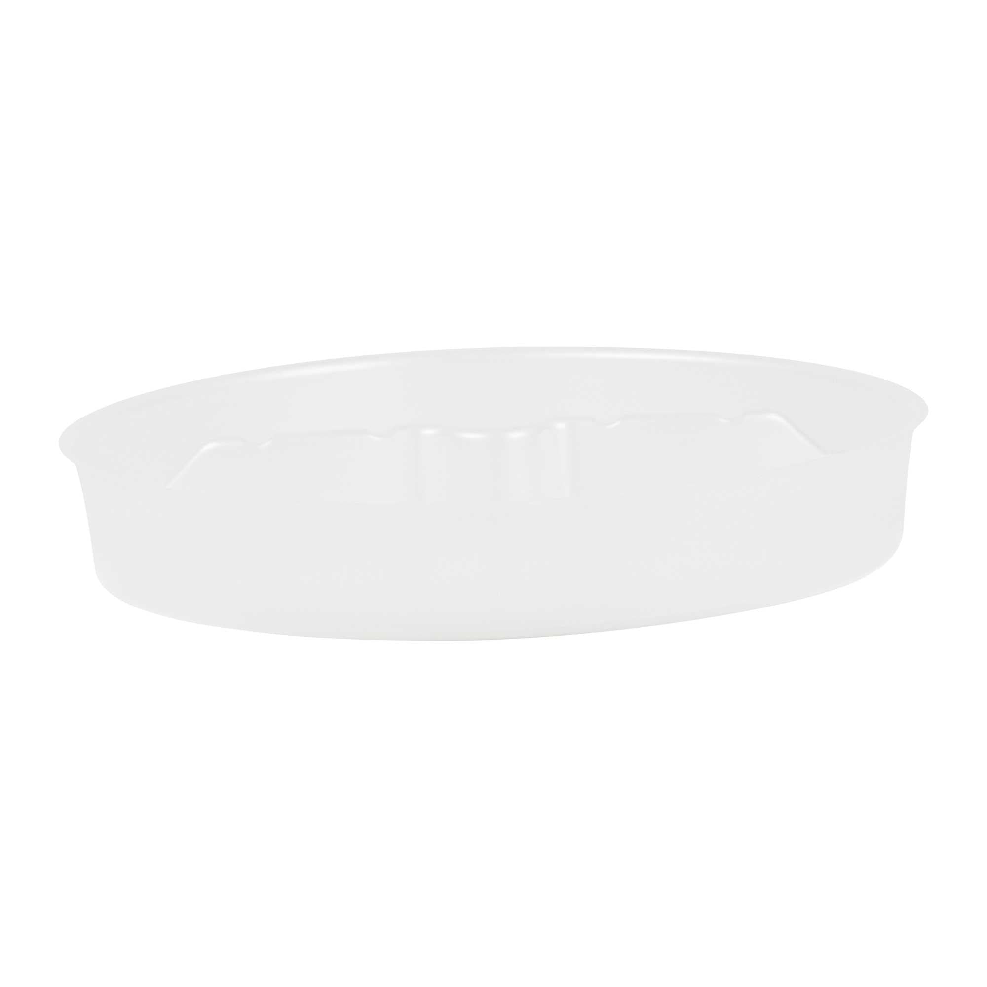 Bio Tek 15 oz White Plastic 2-Compartment Insert Tray - Fits 17-45 oz Containers - 50 count box
