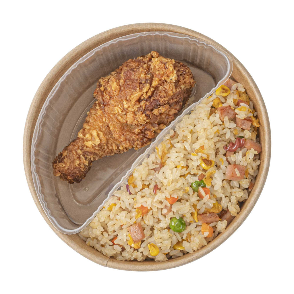 Bio Tek 16 oz White Plastic Half Insert Tray - Fits 17-45 oz Containers - 50 count box