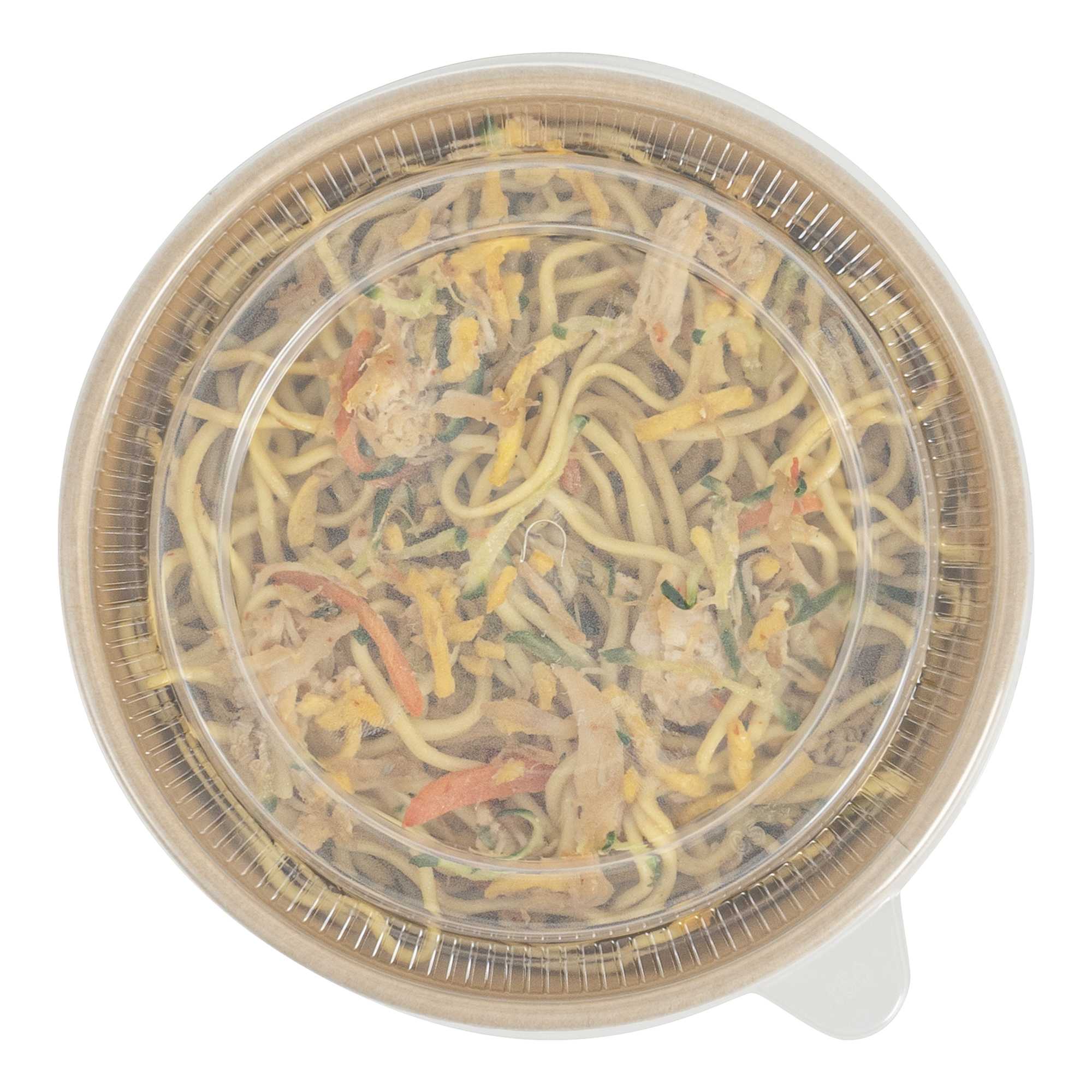 Bio Tek Clear Plastic Take Out Container Lid - Fits 17, 25, 33 and 34 oz Containers - 50 count box