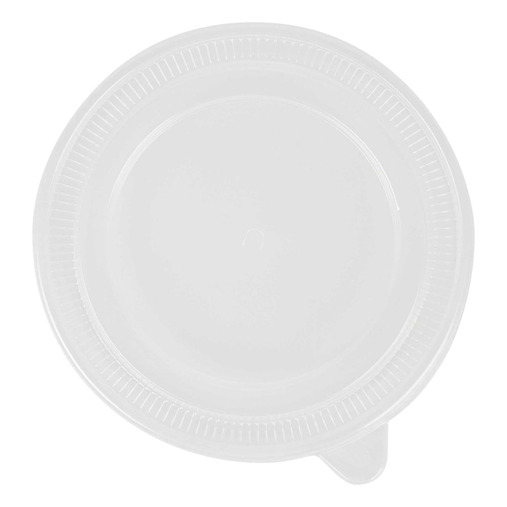 Bio Tek Clear Plastic Take Out Container Lid - Fits 17, 25, 33 and 34 oz Containers - 50 count box